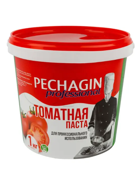 Томатная паста ПЕЧАГИН ПРОФИ 25% 1 кг ведро