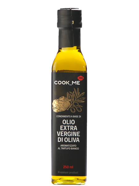 Масло оливковое Extra Virgin COOK_ME PRO с черным трюфелем 0,25 л стекло 