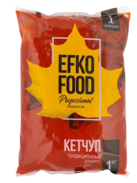 Кетчуп томатный Efko Food Professional 1 кг балк 
