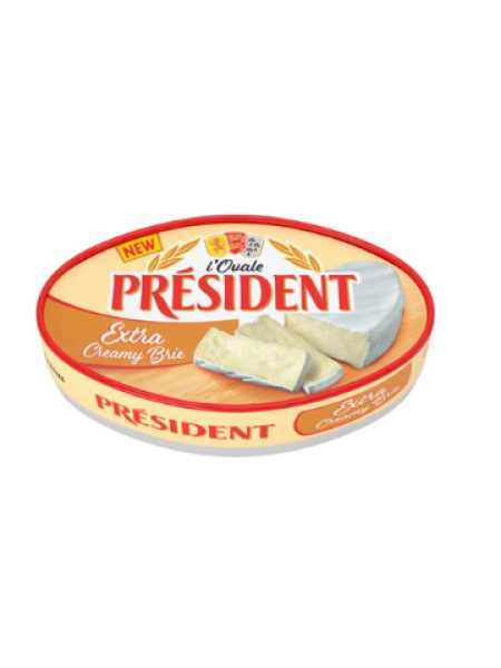 Сыр бри с белой плесенью Président l ’Ovale Extra Creamy Brie 200г