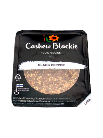 Веганский сыр с черным перцем Ilo Cashew Black Pepper 90г