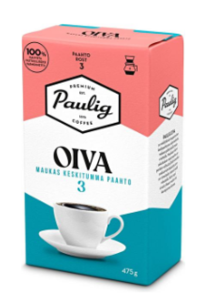 Кофе молотый фильтрованный Paulig Oiva 475г
