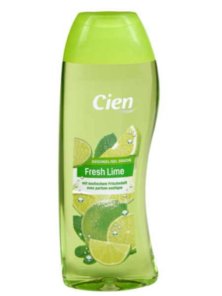 Гель для душа Cien Fresh Lime 300 мл лайм мята