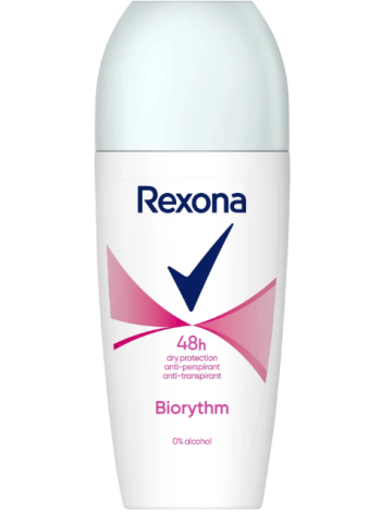 Шариковый дезодорант-антиперспирант Rexona 48h Biorythm 50мл аромат свежести