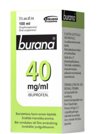 Раствор для перорального приёма BURANA 40mg/ml 100 мл