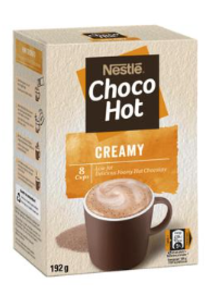 Какао с молоком Nestlé Choco Hot Creamy 8шт/192г в пакетиках