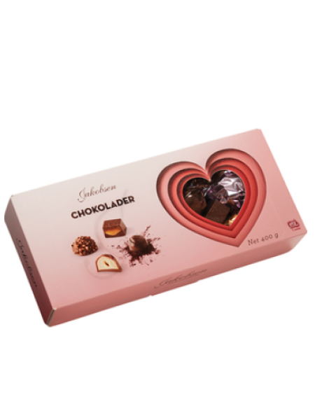 Ассорти шоколадных конфет Jakobsen Heart 400г