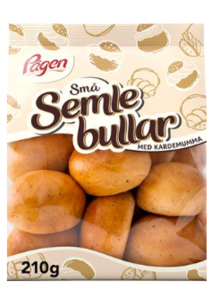 Булочки пшеничные с кардамоном Pågen Små Semlebullar med 210г
