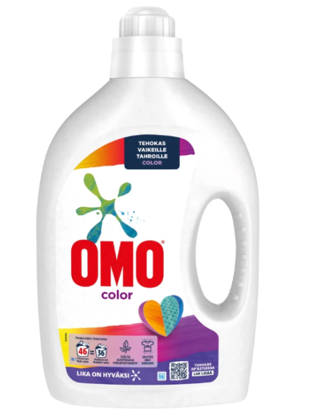 Жидкий стиральный порошок для цветного белья Omo Color 1,84 л 46 стирок