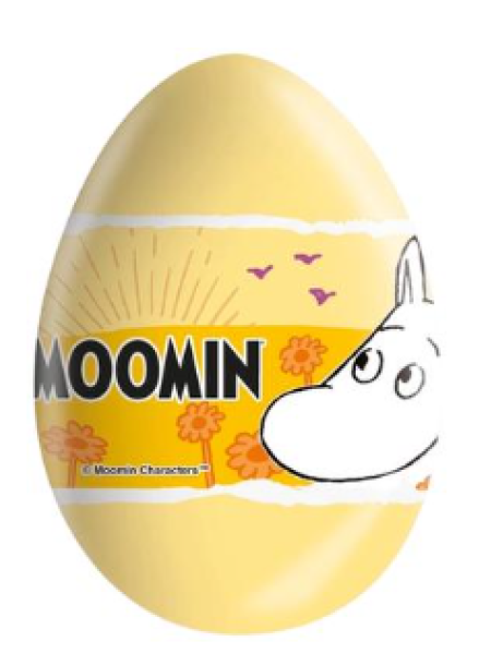 Шоколадное яйцо-сюрприз Zaini Moomin yllätyssuklaamuna 20г