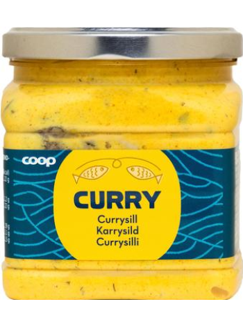 Кусочки селедки в соусе карри Coop currysilli 470г