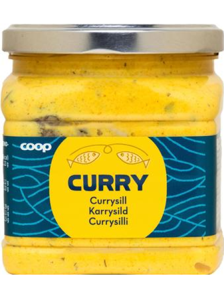 Кусочки селедки в соусе карри Coop currysilli 470г