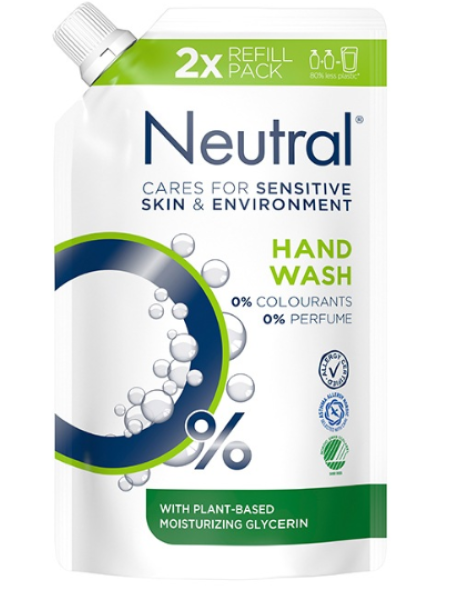 Жидкое мыло Neutral 0% Sensitive Skin 500мл