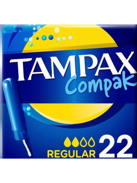 Тампоны Tampax Compak Regular 22шт
