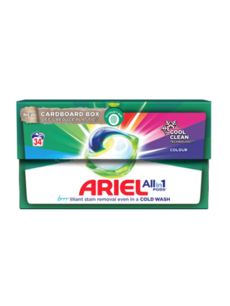 Капсулы для стирки Ariel Color All in 1 Pods 34шт