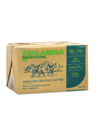 Масло сливочное ZEALANDIA PROFESSIONAL 84% 0,5 кг РОССИЯ