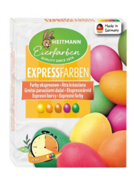 Набор красок для пасхальных яиц HEITMANN 5 цветов