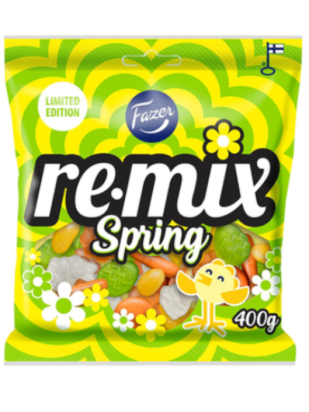 Пасхальные жевательные конфеты FAZER REMIX Spring 400г