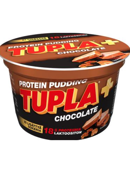 Шоколадный протеиновый пудинг без лактозы TUPLA+ 180г