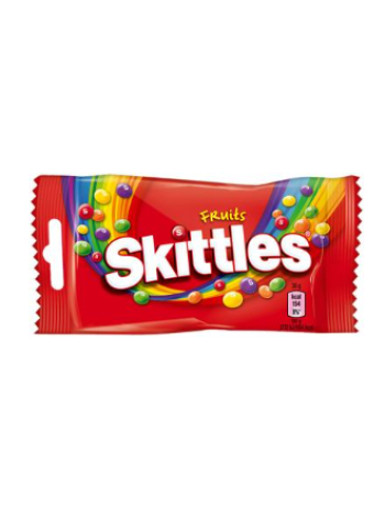 Фруктовые драже Skittles c разноцветной глазурью 38г