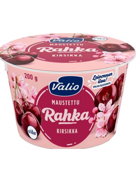 Мягкий творожок со вкусом вишни Valio Keittiön maustettu rahka kirsikka 200г без лактозы