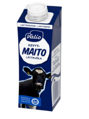 Обезжиренное молоко Valio 2,5 дл HYLA UHT с низким содержанием лактозы