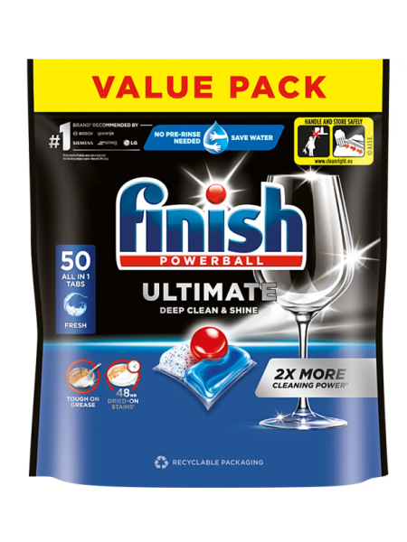 Таблетки для посудомоечной машины Finish Ultimate All-in-1 50шт