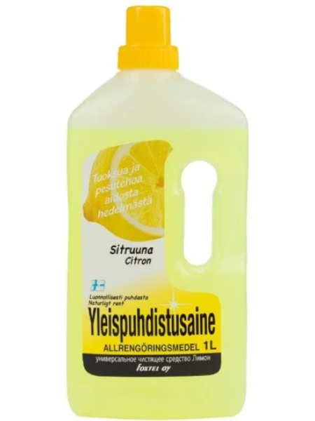 Универсальное чистящее средство Yleispuhdistusaine 1л Лимон