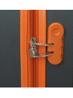 Набор чемоданов Alezar Control цвет серый/оранжевый (20 дюймов, 24 дюйма, 28 дюймов)