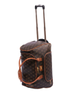Дорожная сумка на колесах AlezaR 56x27x36см цвет коричневый
