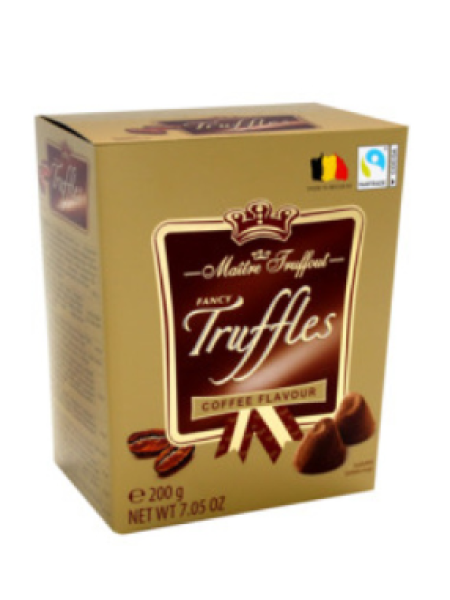 Трюфели со вкусом кофе покрытые какао Maître Truffout 200г