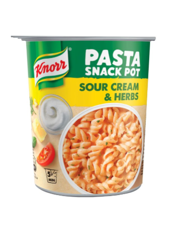 Готовая еда лапша в сливочном соусе с чесноком Knorr 59г