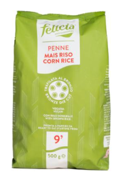 Паста Felicia Penne из кукурузы и риса 500 г без глютена 