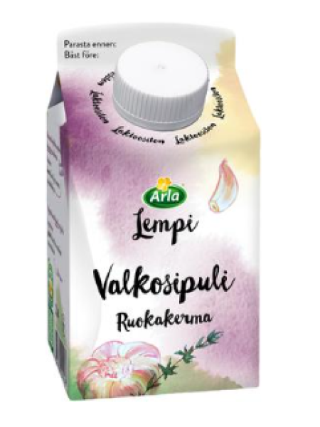 Сливки пищевые с чесноком Arla Lempi Valkosipuli ruokakerma laktoositon 2 дл без лактозы