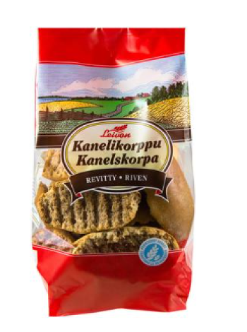 Пшеничные сухарики с кардамоном и корицей Leivon Kanelikorppu 400г