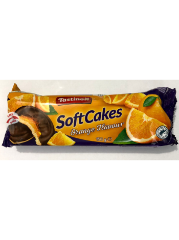 Мягкое печенье с апельсиновым джемом TASTINO SOFT CAKES 150г