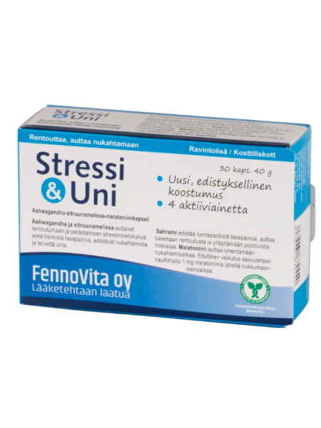 Биологически активная добавка Fennovita Stressi & Uni Plus 30капсул