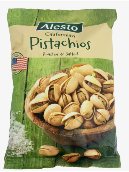 Фисташки Alesto Californian Pistachios с солью 250г