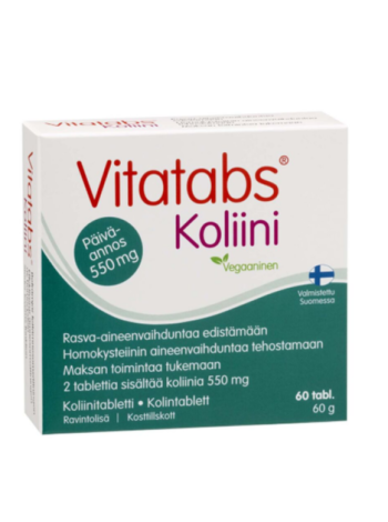 Препарат для нормальной работы печени Vitatabs Kollini 550мг Metabolism 60шт