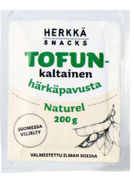 Натуральный тофу Herkkä Snacks Tofunkaltainen Naturel 200г