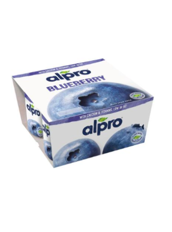 Соевый йогурт Alpro 4x125г черничный