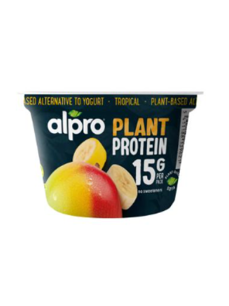 Ферментированный соевый продукт Alpro High Protein Yellow Fruits 200г манго банан