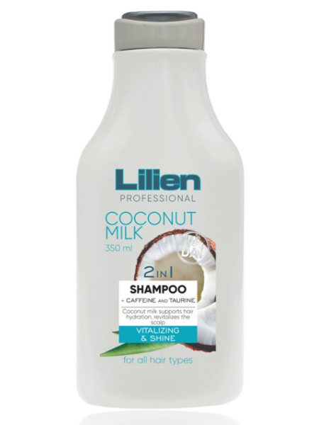 Шампунь для всех видов волос Lilien Coconut Milk 2 in 1 кокосовое молочко