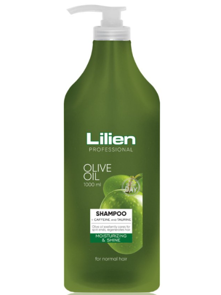 Шампунь с оливковым маслом Lilien 1л для нормальных волос