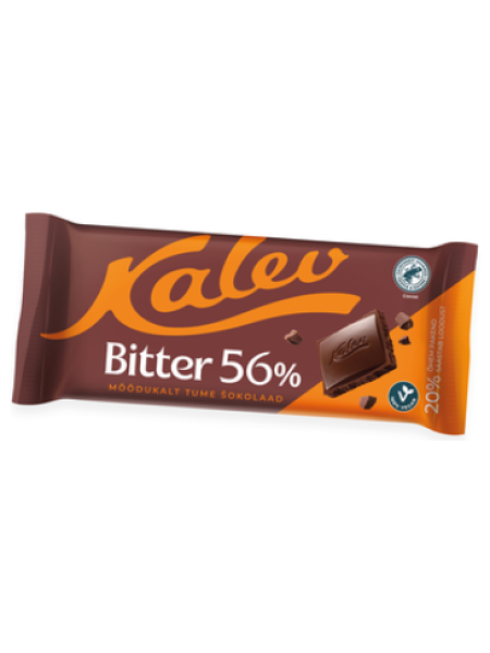 Темный шоколад Kalev Bitter tume šokolaad 56% 100г