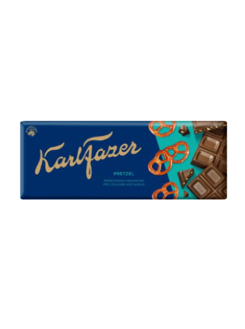 Шоколад Karl Fazer Pretzel 180г с хрустящими кусочками кренделя
