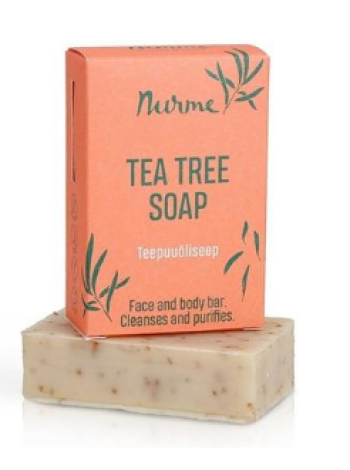 Кусковое мыло с чайным деревом Nurme Tea Tree Soap 100г