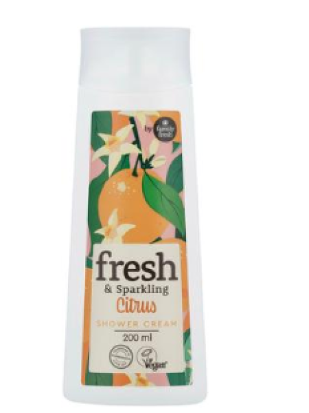 Гель для душа Family Fresh Sparkling Citrus Shower Cream 200мл цитрус