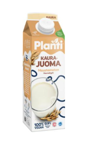 Овсяное молоко Planti maustamaton kaurajuoma 1л