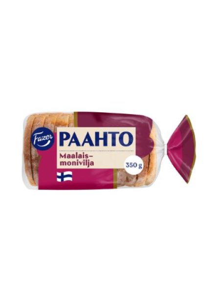 Хлеб для тостев Fazer Paahto Maalaismonivilja 350г мультизерновой 
